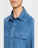 Men's Suede Snap-Front Western Shirt