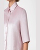 Cotton Linen Button-Front Blouse