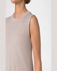 Sleeveless Ajoure Knit Top