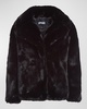 Milly Faux Fur Short Coat