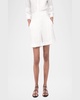 Pleated Front Linen Short
