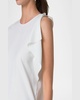 Draped Sleeveless Blouse