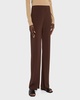 High-Waist Wide-Leg Bias Pants