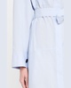 Long-Sleeve Belted Cotton Shirtdress