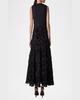 Mixed-Media 3D Carnation Tulle Dress
