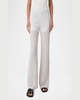 Chunky Cotton Crochet Knit Straight-Leg Pants