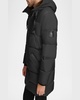 Men's Down Parka with Faux Rabbit Fur