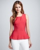 Los Altos Floral-Print Organic Cotton Top