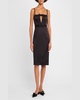 Carmen Sleeveless Satin Bow Dress