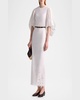 Danielle Eyelet Embroidered Puff-Sleeve Maxi Dress