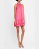 Erna Tie-Neck Halter Mini Dress