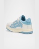 Men's Crystal-Embellished Leather Skel Top Sneakers