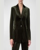 Taddeo Stretch Velvet Blazer Jacket