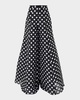 Polka-Dot Silk Palazzo Pants