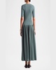 Maisie Drop-Waist Knit Maxi Dress