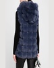 The Adrienne Faux Fur Hooded Vest