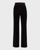 Dylan High-Rise Wide-Leg Satin Pants 