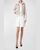 Yasha Reversible Shearling Short Jacket