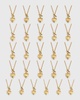 Gold Heart Initial Locket Necklace