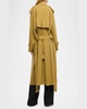 Belted Soft Long Trench Coat