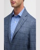 Men's Large Plaid Sport Coat