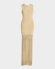 Sydney Sparkly Fringe Maxi Dress