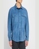 Men's Suede Snap-Front Western Shirt