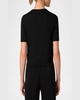 Front Sequined Short Sleeve Wool Sweater