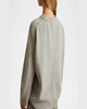 Elena Crewneck Wool-Blend Sweater