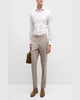 Men's Solid 150s Wool Twill Pants