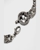 Men's Paisley Interlocking G Silver Bracelet