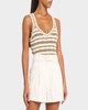 Binetto Stripe Knit Tank Top