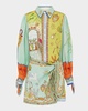 Surrealist Summer Mini Shirtdress