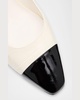Cecile Cap-Toe Slingback Pumps