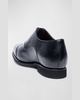 Men's Darian Grained Leather Oxfords