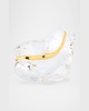 Liquid Lucite Wave Statement Ring