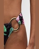 Winter Floral Tanga Ring Bikini Bottoms