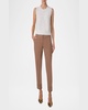 Micro Sequined Knit Sleeveless Sweater