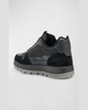 Men's Fabric and Suede Low-Top Sneakers