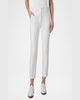 Connor Cotton-Silk Slim-Leg Ankle Pants