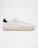 TB.490 Leather Suede-Trim Sneakers