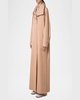 Brady Weather-Resistant Silk Poplin Maxi Coat