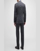 Men's Tonal Striped Wool Suit