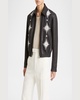 Men's Starburst Leather Blouson Jacket
