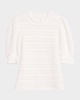 x High Summer Crochet Puff-Sleeve Top