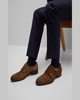 Men's York Suede Double-Monk Strap Loafers