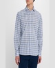 Men's Cotton Ombre Check Sport Shirt