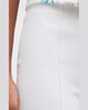 Neoprene Slit-Cuff Flare Pants