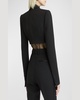 Crop Tuxedo Jacket