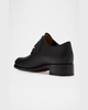 Men's Chambeliss Collar-Pin Leather Derby Shoes